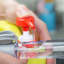 Brush Cleaning 2 in 1 Dispenser Detergent Multifunctional Practical Compact Kitchen Hygiene Durable Easy Use Storage