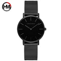HANNAH MARTIN Brand Quality Stainless Steel Band Japan Quartz Movement Waterproof Women Full Rose Gold Ladies Dropshipping Watch