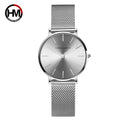 HANNAH MARTIN Brand Quality Stainless Steel Band Japan Quartz Movement Waterproof Women Full Rose Gold Ladies Dropshipping Watch