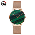 HANNAH MARTIN Brand Quality Stainless Steel Band Japan Quartz Movement Waterproof Women Full Rose Gold Ladies Dropshipping Watch