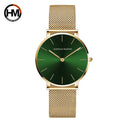 HANNAH MARTIN Brand Quality Stainless Steel Band Japan Quartz Movement Waterproof Women Full Rose Gold Ladies Dropshipping Watch