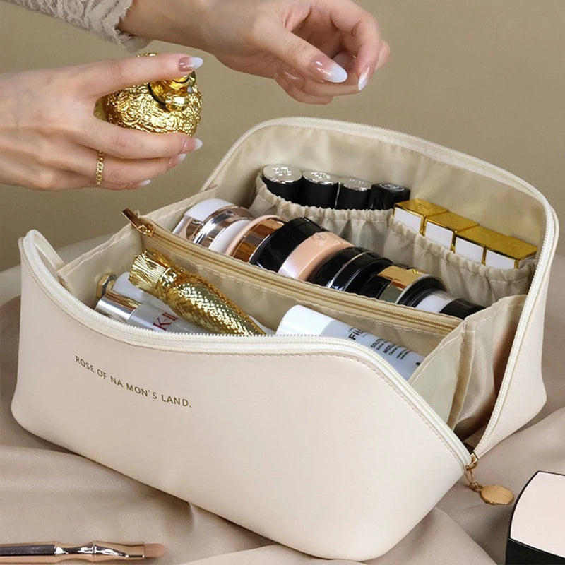 Cosmetic Bag Large Capacity Makeup Female Toiletry Kit Bag Make Up Case Storage Pouch Luxury Lady Box Organizer Bag Travel Zip ﻿