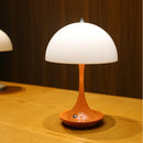 Led Bedroom Bedside Lamp Mushroom Rechargeable Desk Lamp Wireless Room Decor Night Light Touch Switch Atmosphere Usb Table Lamp