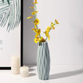 NEW 21cm Modern Flower Vase White Pink Green Plastic Vase Nordic Home Living Room Decoration Ornament Flower Arrangement Decor