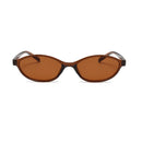 Sexy Small Oval Women's Sunglasses 2024 New Fashion Leopard Brown Hot Sun Glasses Female Retro Colorful Shade Eyeglass