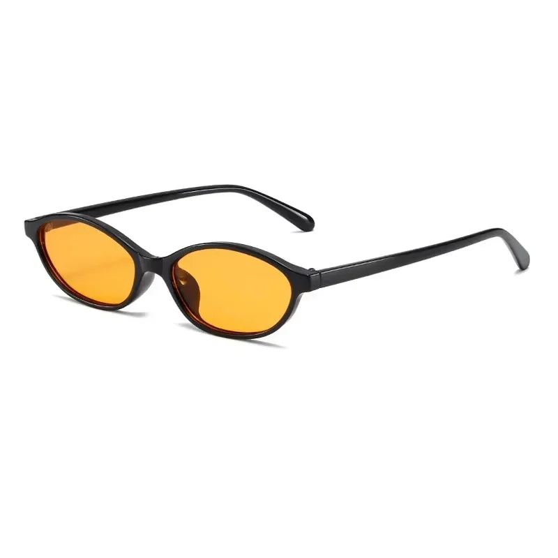 Sexy Small Oval Women's Sunglasses 2024 New Fashion Leopard Brown Hot Sun Glasses Female Retro Colorful Shade Eyeglass