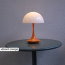 Led Bedroom Bedside Lamp Mushroom Rechargeable Desk Lamp Wireless Room Decor Night Light Touch Switch Atmosphere Usb Table Lamp