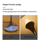 Led Bedroom Bedside Lamp Mushroom Rechargeable Desk Lamp Wireless Room Decor Night Light Touch Switch Atmosphere Usb Table Lamp