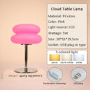 Macaron LED Table Lamp Trichromatic Dimming Living Room Atmosphere Lamps Eye Protection Night Light Girl Bedroom Bedside Decor