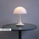 Led Bedroom Bedside Lamp Mushroom Rechargeable Desk Lamp Wireless Room Decor Night Light Touch Switch Atmosphere Usb Table Lamp