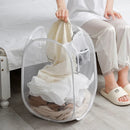Dirty Clothes Basket Skeleton Ventilated Foldable Easy Storage Portable Large Capacity Clothes Basket