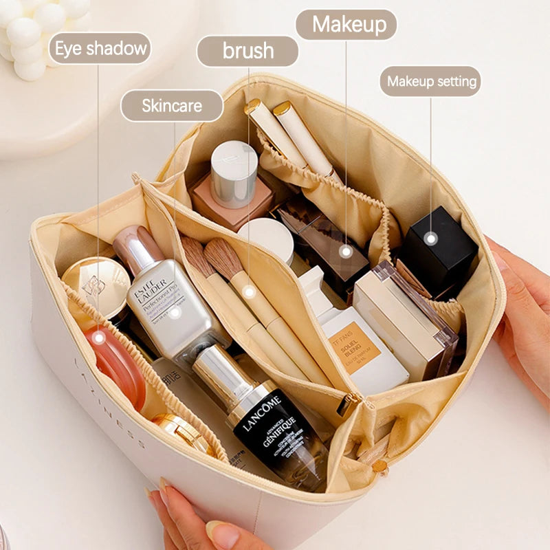 Cosmetic Bag Large Capacity Makeup Female Toiletry Kit Bag Make Up Case Storage Pouch Luxury Lady Box Organizer Bag Travel Zip ﻿